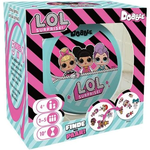 Shiliu-Asmodee Dobble L.O.L Surprise ! | Jeu De Cartes | Jeu De Cartes | 2 À 5 Joueurs | À Partir De 4 Ans Et Plus | 10 Minutes | A[