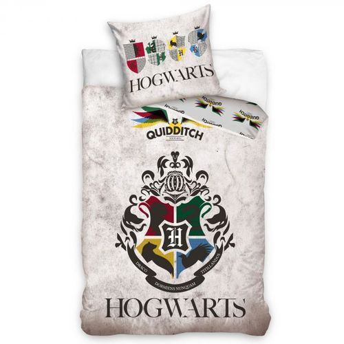 Parure De Lit Harry Potter - Quidditch 100% Coton 140x200 Cm