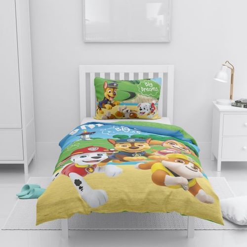 Parure De Lit Pat Patrouille Big Dreams 100% Coton 140x200 Cm