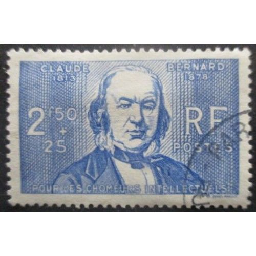 France N°464 Claude Bernard Oblitéré