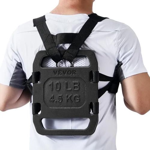 Plaques Lestées Pour Gilet Lesté-Vevor-Paire De 4,5 Kg-Plaque De Poids Pour Dac À Dos-Poids De Plaque De Sac À Dos