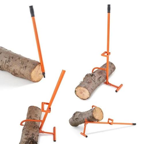 Cric à Bûches-VEVOR-1219 mm-Lève-Bûches en Acier Robuste 4 en 1- Lève-Tronc d'arbre Multifonctionnel à Poignée en Métal