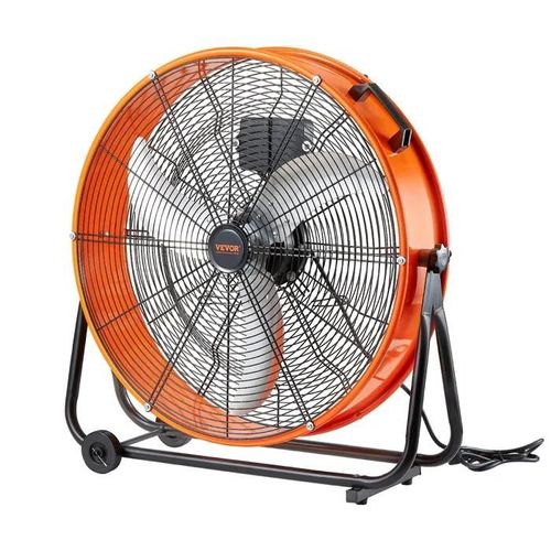 Ventilateur à Tambour Industriel-VEVOR-0,6 m Haute Vitesse Utilisation Commerciale Robuste, 3 Vitesses, 8700 CFM