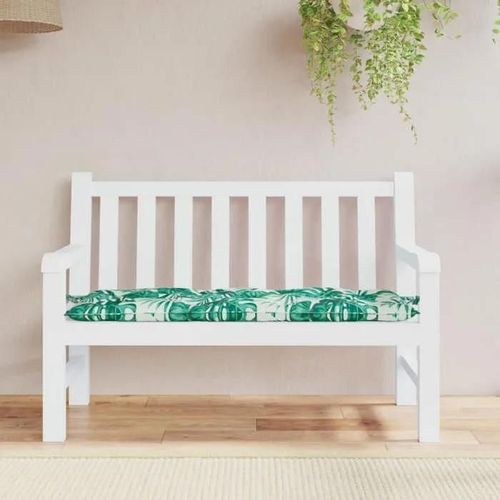 Vidaxl Coussin De Banc De Jardin Motif De Feuilles, Coussin De Siège, Coussin De Meuble De Terrasse Patio Salon Extérieur 378951