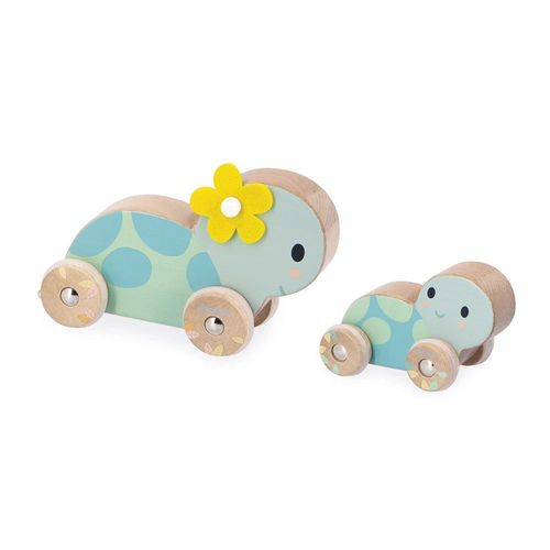 Set de jouet en bois 2 tortues à pousser Pure - Janod