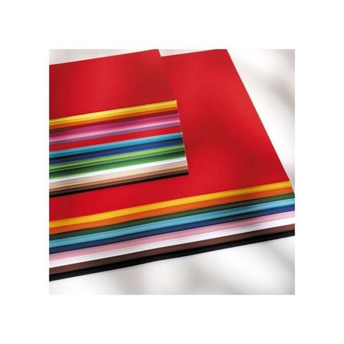 Folia Pack 10 Feuilles Papier De Couleur 50 X 70cm 130g Gris Clair