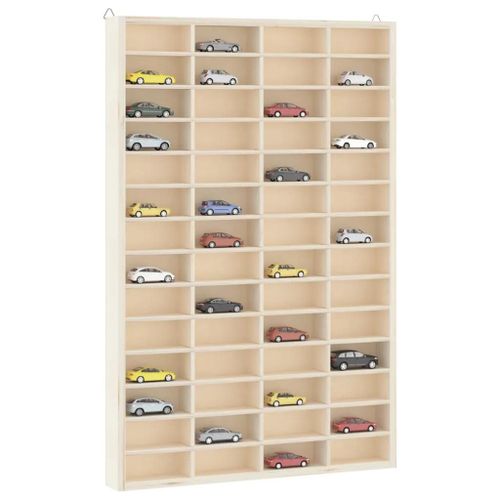 Vitrine De Collection En Bois Avec 56 Compartiments