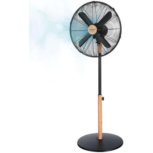 Lbgwp60 Ventilateur Sur Pied Energysilence 600 Woodstyle,50 W,Finition Bois,Diamètre 16"",4 Pales,3 Vitesses,Oscillation,Réglable En Hauteur,Sécurité Maximale