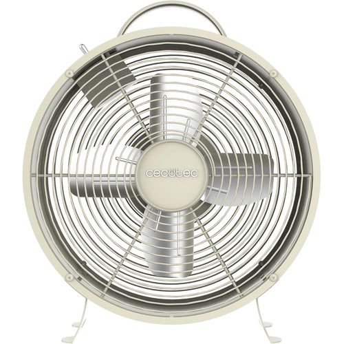 Lbgwp60 Ventilateur De Table Energysilence 400 Retrodesk Beige-25 W,Diamètre 63 Cm,4 Pales,2 Vitesses,Design Soigné,Utilisation Facile