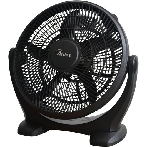Lbgwp60 Ar5A45 Ventilateur Sur Pied Grand Compact Et Élégant Avec 5 Pales 3 Vitesses Et Inclinaison Verticale De La Tête Ventilateur Box Floor Noir
