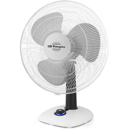 Lbgwp60 Tf 0133-Ventilateur De Table,Oscillant,3 Vitesses,Hélices De 30 Cm De Diamètre,Poignée,40 W,Témoin Lumineux À Led,Blanc
