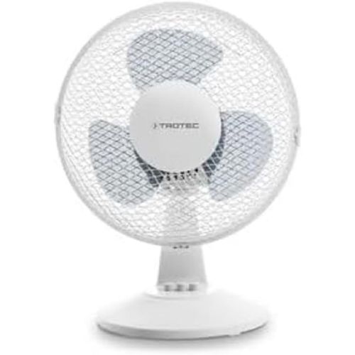 Lbgwp60 Ventilateur De Table Tve 10 Fonction D'Oscillation Automatique À 80°Désactivable Au Besoin Ventilateur À 2 Vitesses Puissance De 25 Watts Fonctionnement Ultra-Silencieux Blanc