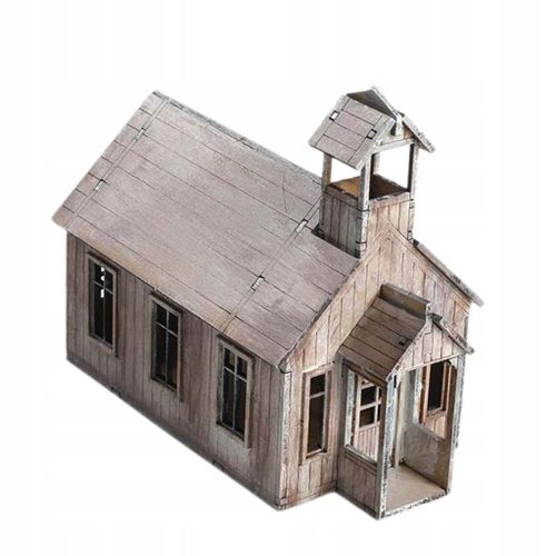 Maquette D'église Européenne 1:72, Décorations De Scènes Architecturales, Bricolage