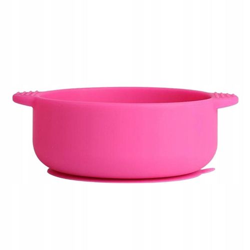 Bol À Ventouse En Silicone Pour Bébé, Bol À Nourriture Pour Tout-Petits, Rose