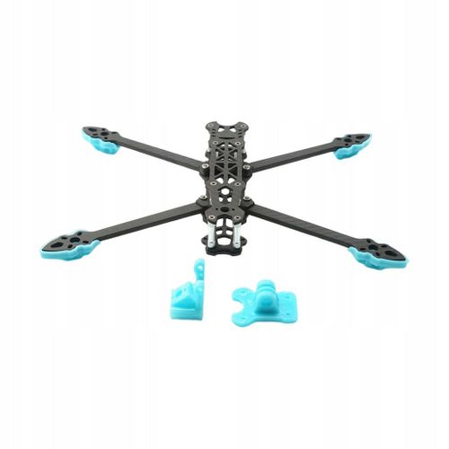 Cadre De Drone De Course Rc Avec Accessoires De Démontage De Pièces Imprimées, Bleu