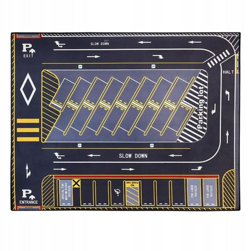 Tapis De Stationnement Moulé Sous Pression À L'échelle 1/32 Pour Modèle Réduit De Voiture Moulé Sous Pression, Style Diorama D