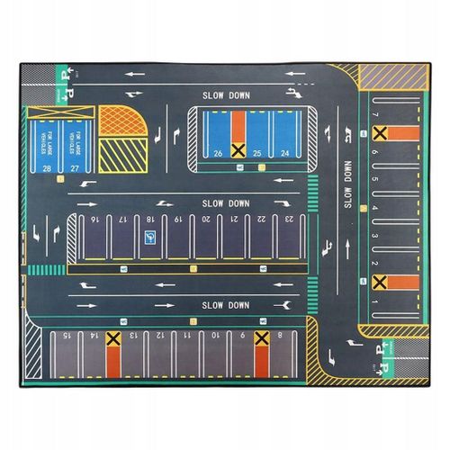 Tapis De Stationnement Moulé Sous Pression À L'échelle 1/32 Pour Modèle De Voiture, Diorama Moulé Sous Pression, Style C