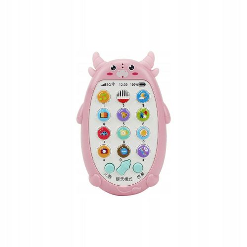 Simulation De Téléphone Pour Bébé, Cadeau Pour Bébés, Cadeau Pour Enfants, Interactif, Rose