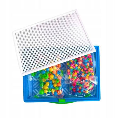 Jeu De Société Éducatif Avec Casse-Tête Et Champignons, 296 Pièces, Perles À Ongles