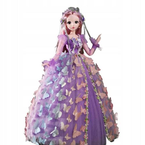 Poupée articulée à l'échelle 1/3, maquillage, visage, cheveux lisses, poupée BJD Princesse Anne