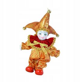 Jolies Poupées Clown Bouffon En Porcelaine, Statue, Art, Sculpture, Artisanat