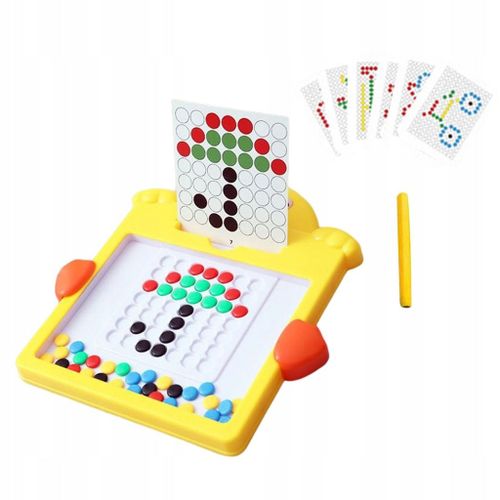 Tableau À Gribouiller Avec Stylo Et Perles Pour Anniversaire D'enfants De 4 Ans, 50 Cartes Dot 7