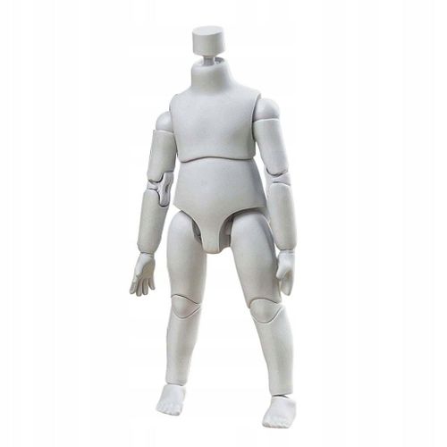 Corps De Poupée 1:6, Accessoire De Poupée, Modèle De Corps Masculin, Jouet Mobile, Gris Et Blanc