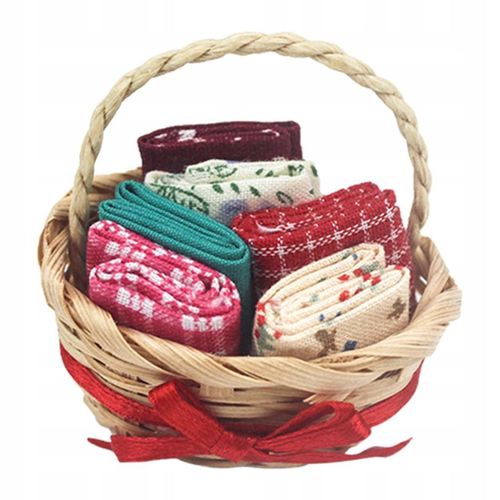 Mini Panier En Tissu Gamchiano, Simulation De Maison De Poupée, Jouet, Modèle