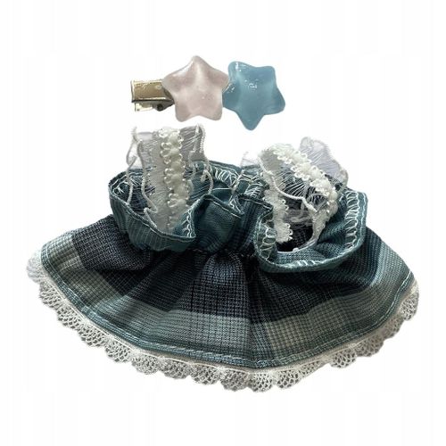 Robe De Poupée De 17 Cm, Costume À La Mode, Jolie Fille, Vêtements De Poupée, Pince À Cheveux Étoile Bleue