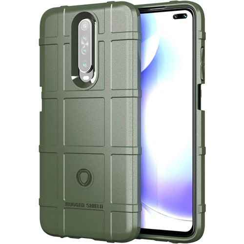 Coque Pour Redmi K30 Ultra Mince En Tpu Armor Defender Durable Anti All Antidérapant Texture Protection Cover Pour Xiaomi Redmi K30/K30i/Poco X2 6 7"" Vert Armée