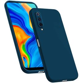 Coque En Silicone Tpu Compatible Avec Xiaomi Mi 9 6.39"" , Housse Etui De Protection Pour Téléphone Portable - Bleu Saphir