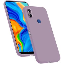 Coque En Silicone Tpu Pour Xiaomi Mi Mix 3 6.39"" , Housse Etui De Protection Pour Téléphone Portable - Herbe Violette