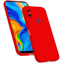 Coque En Silicone Tpu Pour Xiaomi Mi Mix 3 6.39"" , Housse Etui De Protection Pour Téléphone Portable - Rouge De Chine