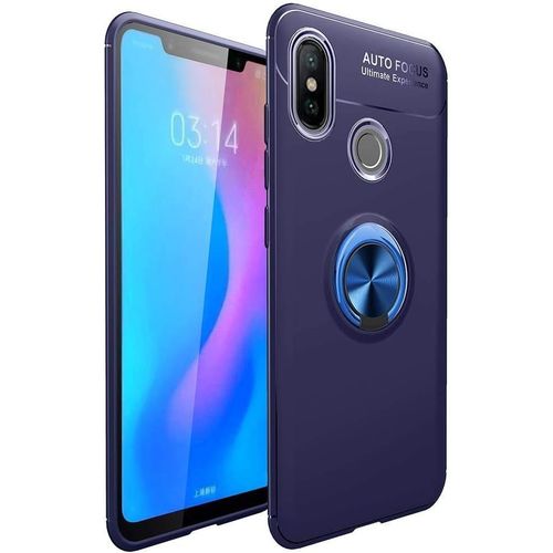 Coque Honor 8x Max, Ultra Mince Pc 360 Degrés Anneau Béquille Support Rotatif Support De Voiture Magnétique Étui De Protection Mince Pour Huawei Honor 8x Max