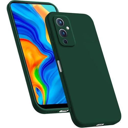 Coque En Silicone Tpu Compatible Avec Oneplus 9 6.55"" , Housse Etui De Protection Pour Téléphone Portable - Vert Foncé