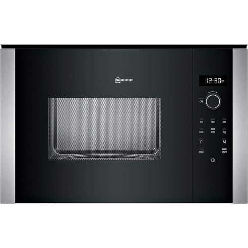 Lbgwp60 Micro Ondes Grill Encastrable Hlagd53N0-Micro-Ondes+Grill Integrable Inox Et Noir-25 Litres-900 W