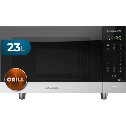 Lbgwp60 Proclean 6010-Micro-Ondes Numérique Proclean 6010 Avec Revêtement Ready2Clean,Technologie 3Dwave,800 W,23 L,Design Élégant,Acier Inoxydable,8 Programmes Prédéterminés