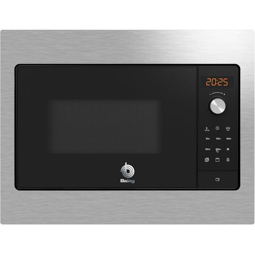 Lbgwp60 3Cg5142X3 Micro-Ondes Intégrable,Grill,50 X 38 Cm,800 W,20L,Montre Électronique,Ap. Latérale Gauche,Acier Inoxydable