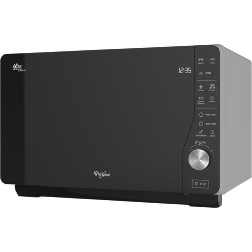 Lbgwp60 Mwf 427 Sl Four À Micro-Ondes Extra Space+Grill,25 Litres,Argent,Avec Steamer,Grille Haute Et Plate Crisp+Poignée,800+1000 W