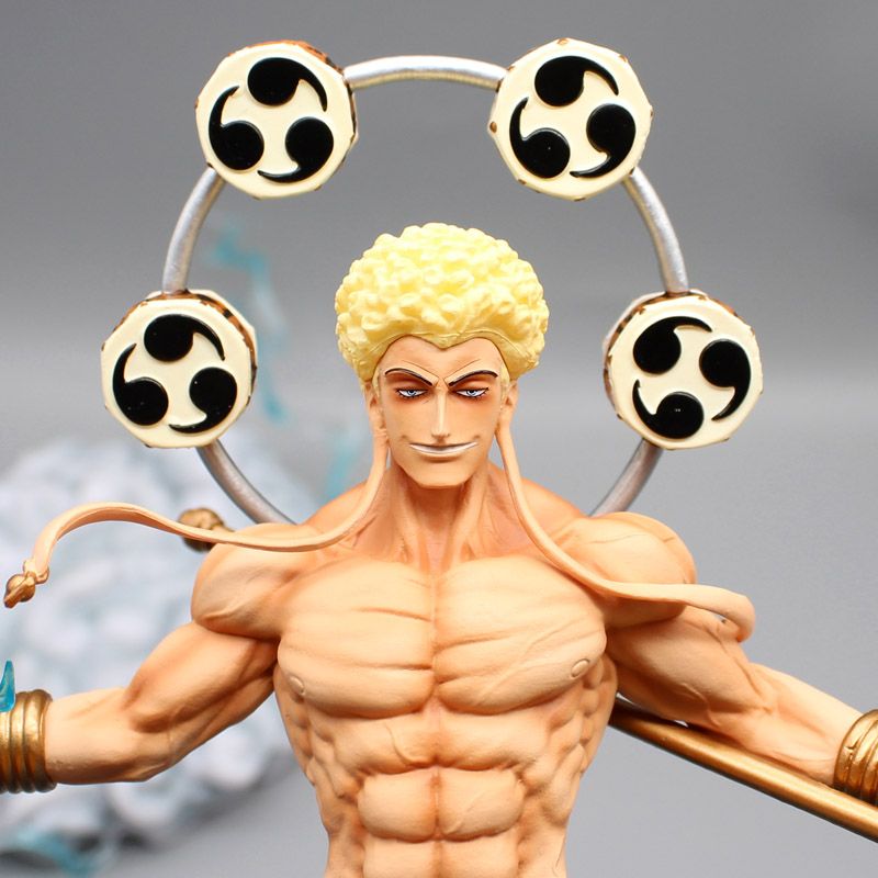 21.5cm Anime One Piece BT Enel Figure GK Goro Goro no Mi Manga