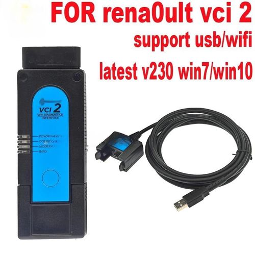 Vci2 Wifi For Renault Can Clip V232 Outil De Diagnostic Automobile Renault