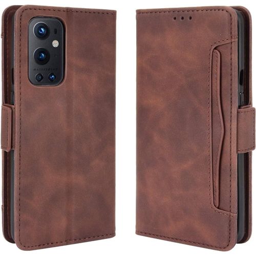 Coque Oneplus 9 Proboucle Magnétique Multicard Slots Flip Wallet Housse En Cuir Pour Oneplus 9 Promarron