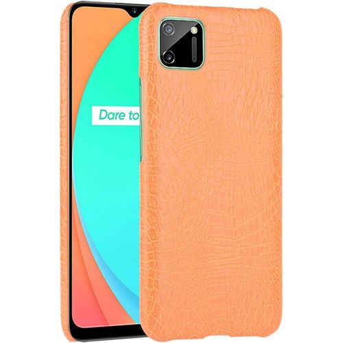 Coque Oppo Realme C11,Arrière Haute Qualité Pc Housse De Protection Etui Pour Oppo Realme C11 Orange