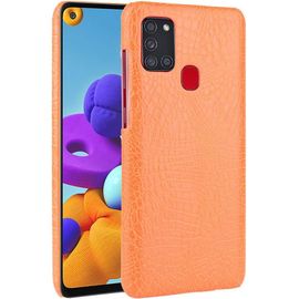 Coque Samsung Galaxy A21s,Arrière Haute Qualité Pc Housse De Protection Etui Pour Samsung Galaxy A21s Orange