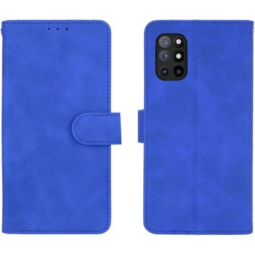 Coque Oneplus 8t,Housse En Pu Cuir De Haute Qualité Avec Emplacements De Cartes Flip Etui Pour Oneplus 8t Bleu
