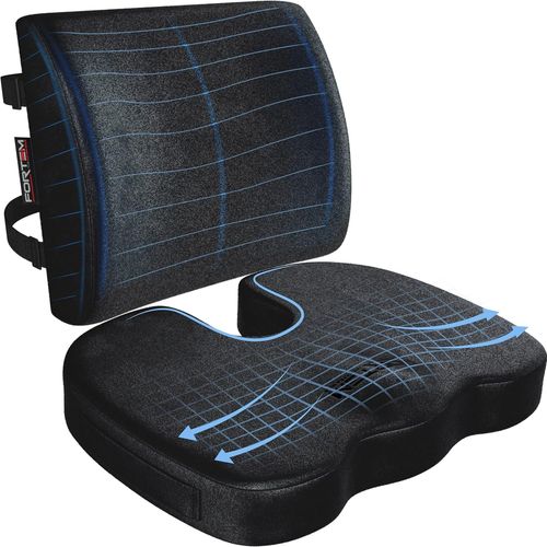 Gouts Et Couleurscoussin Chaise, Coussin Lombaire, Coussin Lombaire Chaise Bureau, Coussin Memoire Forme, Antidérapant Pour Assise Et Dossier De Jeu, Coussin De Siège De Voiture, Coussin Lombaire Voi