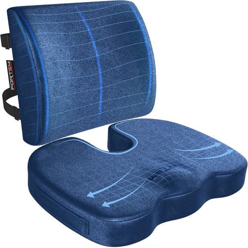 Gouts Et Couleurscoussin Chaise, Coussin Lombaire, Coussin Lombaire Chaise Bureau, Coussin Memoire Forme, Antidérapant Pour Assise Et Dossier De Jeu, Coussin De Siège De Voiture, Coussin Lombaire Voi