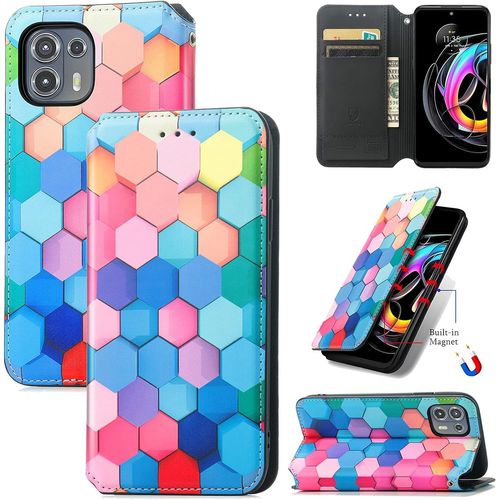 Coque Pour Motorola Edge 20 Lite 5g, Flip Coque En Pu Cuir Housse Protection De Coque Case Cover Pour Motorola Edge 20 Lite 5g Magie