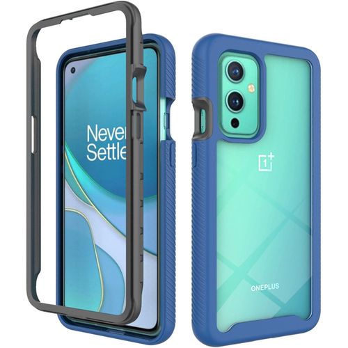 Coque Pour Oneplus 9.Double Layer Structure. Pc Transparent Back. Tpu Frame Case Cover 4