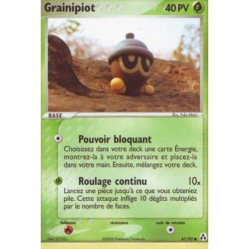 Pokemon - Grainipiot Vf 61/92 - Ex Createurs De Legendes